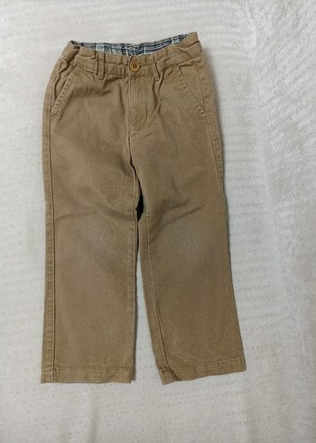 Bej Erkek Çocuk Süet Pantolon