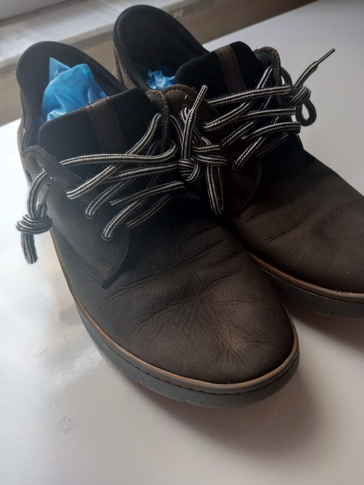 Erkek Sokak Stili Koyu Kahverengi Bağcık - Görsel 2