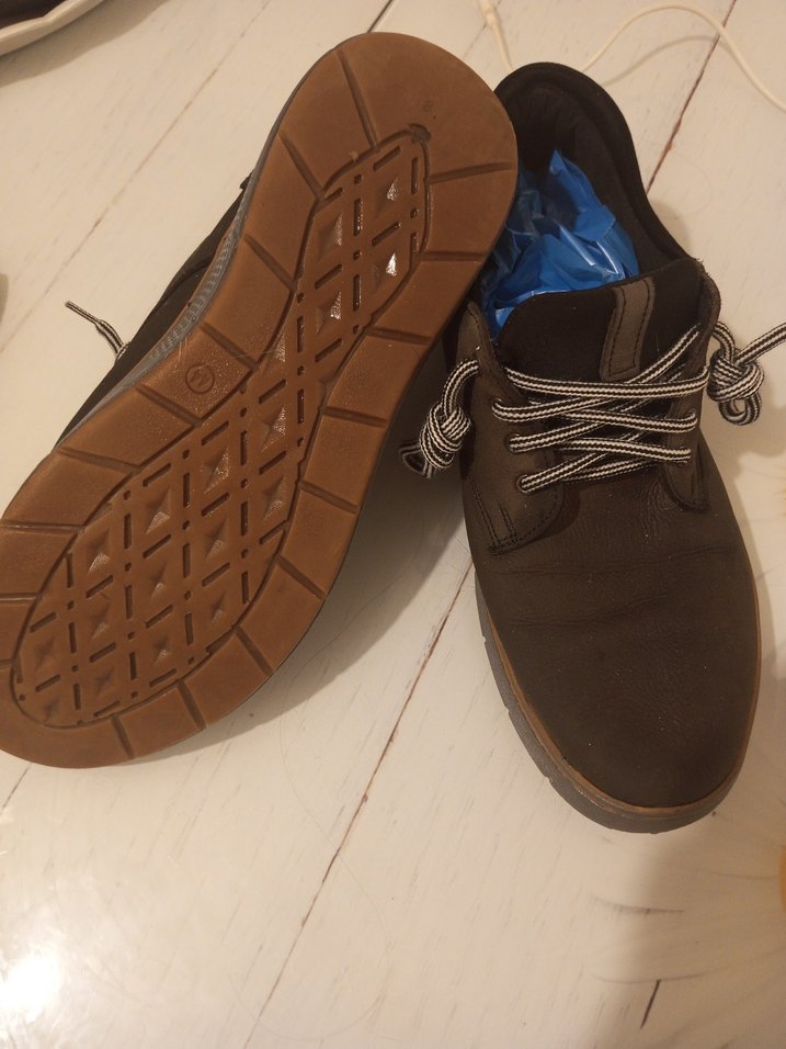 Erkek Sokak Stili Koyu Kahverengi Bağcık - Görsel 3