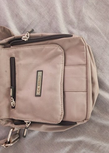 Bej Erkek Omuz Çantası Fermuarlı - Görsel 3