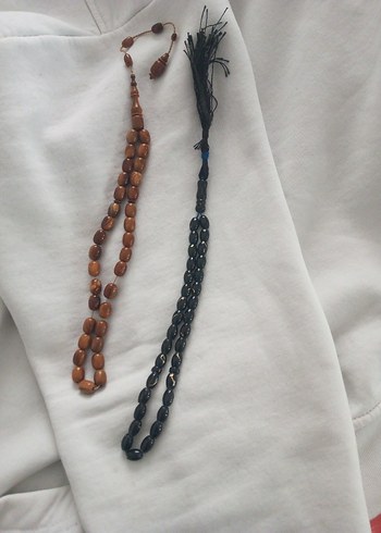 Kahverengi ve Siyah Erkek Tesbih Seti