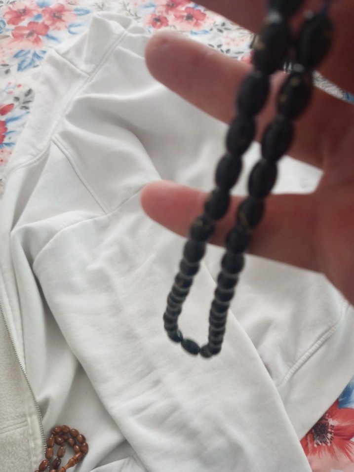 Kahverengi ve Siyah Erkek Tesbih Seti - Görsel 4