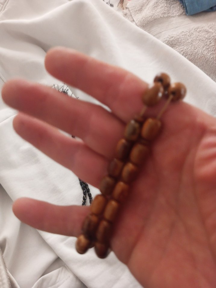 Kahverengi ve Siyah Erkek Tesbih Seti - Görsel 3