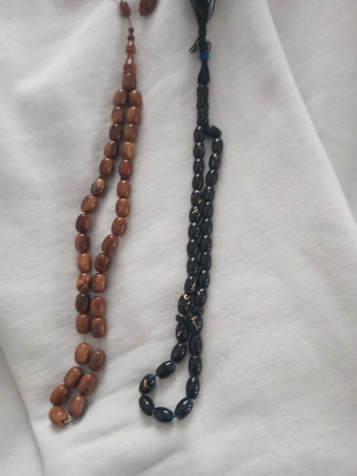 Kahverengi ve Siyah Erkek Tesbih Seti - Görsel 5