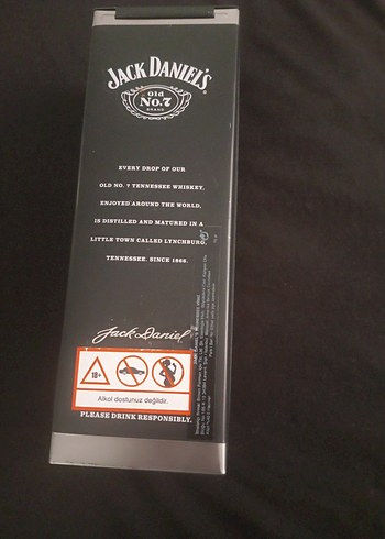 Jack Daniel's Tennessee Whiskey 700ml Siyah Kutu - Görsel 6
