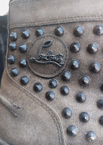 43 Beden Christian Louboutin Erkek Süet Rock Punk Ayakkabı