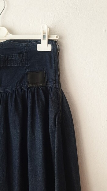 Kot kovboy etek. Cok iyi durumda  - Görsel 6