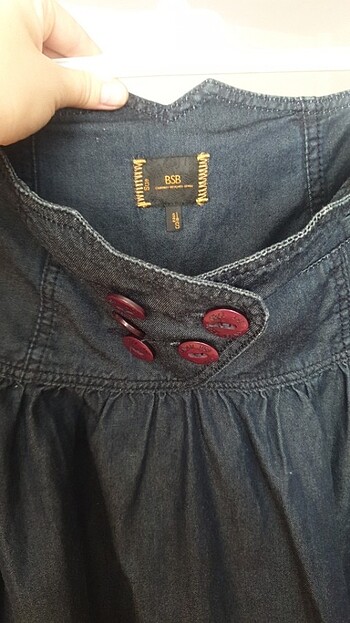 Kot kovboy etek. Cok iyi durumda  - Görsel 8