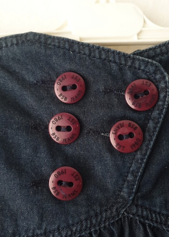 Kot kovboy etek. Cok iyi durumda  - Görsel 2