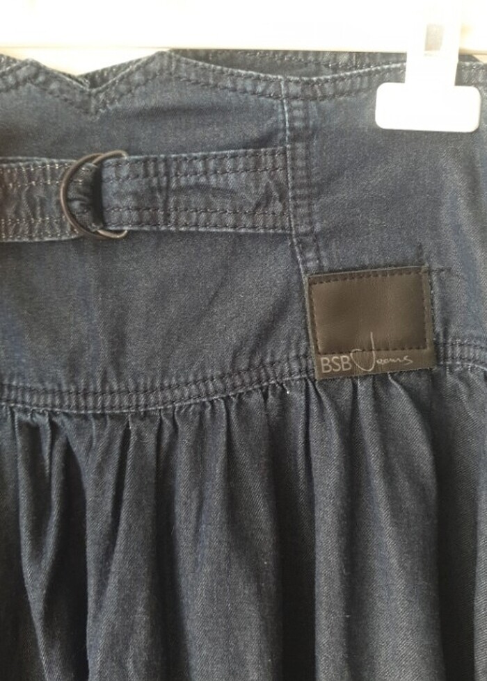 Kot kovboy etek. Cok iyi durumda  - Görsel 4