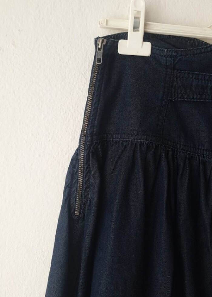 Kot kovboy etek. Cok iyi durumda  - Görsel 5