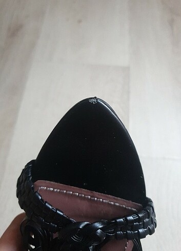 Zara topuklu acik ayakkabi  - Görsel 5