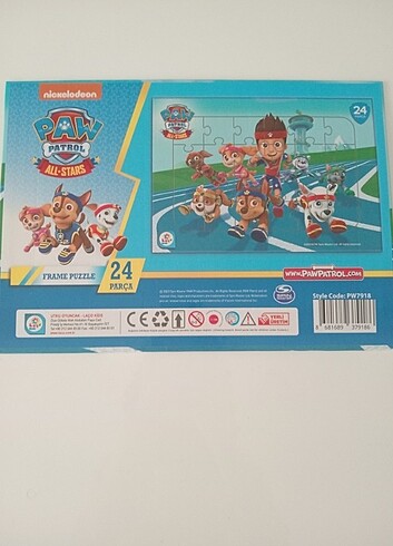 Diğer Paw Patrol all stars 24 parça yapboz