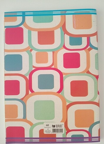 60 yaprak kareli küçük boy defter