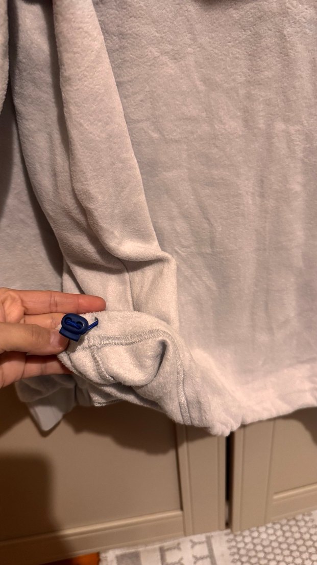 Gri Kadın Fermuarlı Sweatshirt - Görsel 3