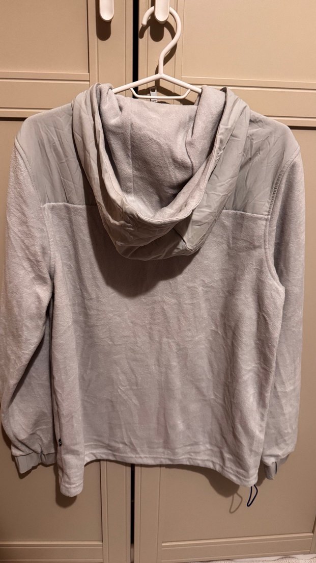 Gri Kadın Fermuarlı Sweatshirt - Görsel 2