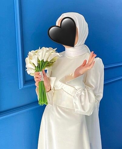 Janjan şifon şal / beyaz şal / nikah şalı