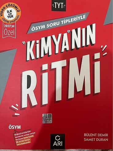 Kimyanin Ritmi tyt test kitabi