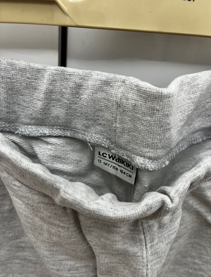 Gri Rahat Kesim Erkek Eşofman Altı - Görsel 3