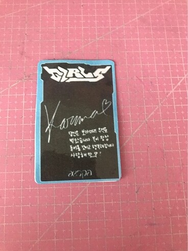 Diğer Aespa kazuha fanmade photocard