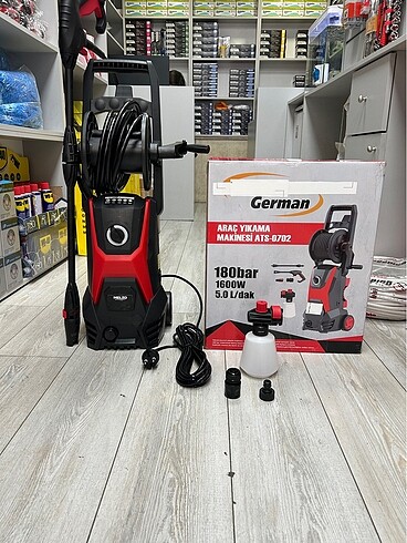 Basınçlı araç yıkama 180 bar elektrikli