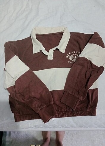 Lastikli sweatshirt 