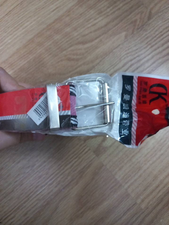 Kadın Renkli Şeritli Pembe Kemer - Görsel 2