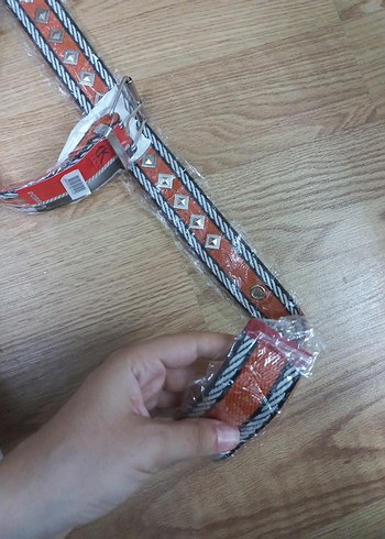 Turuncu Renkli Kadın Kemer - Görsel 2