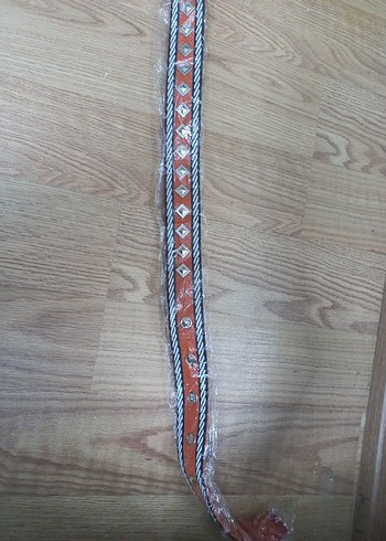 Turuncu Renkli Kadın Kemer - Görsel 3