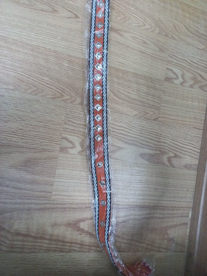 Turuncu Renkli Kadın Kemer - Görsel 3