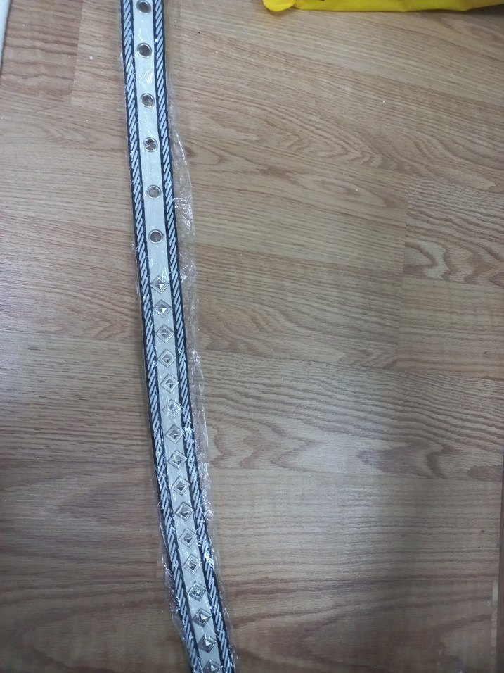 Gri Rock Punk Kadın Kemer - Görsel 3