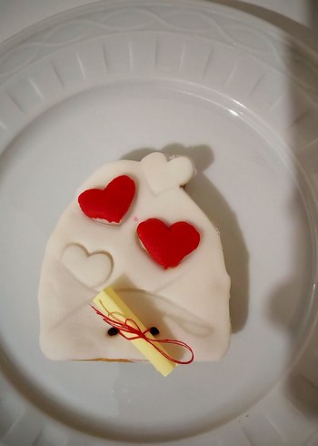 Şeker hamuru hediye kurabiye hediyelik kurabiye sevgililer günü - Görsel 3