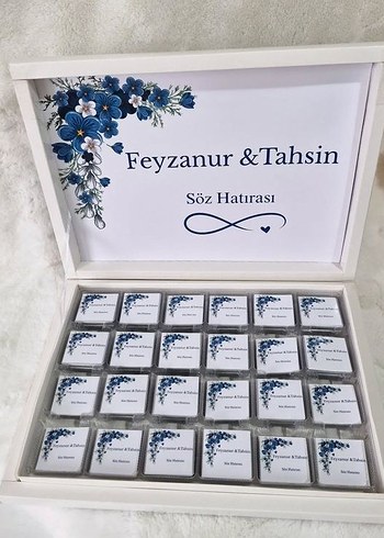 Kişiye özel madlen Çikolata Kutusu, hediye çikolata kutusu - Görsel 3