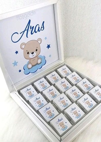 Kişiye özel madlen Çikolata Kutusu, hediye çikolata kutusu - Görsel 5