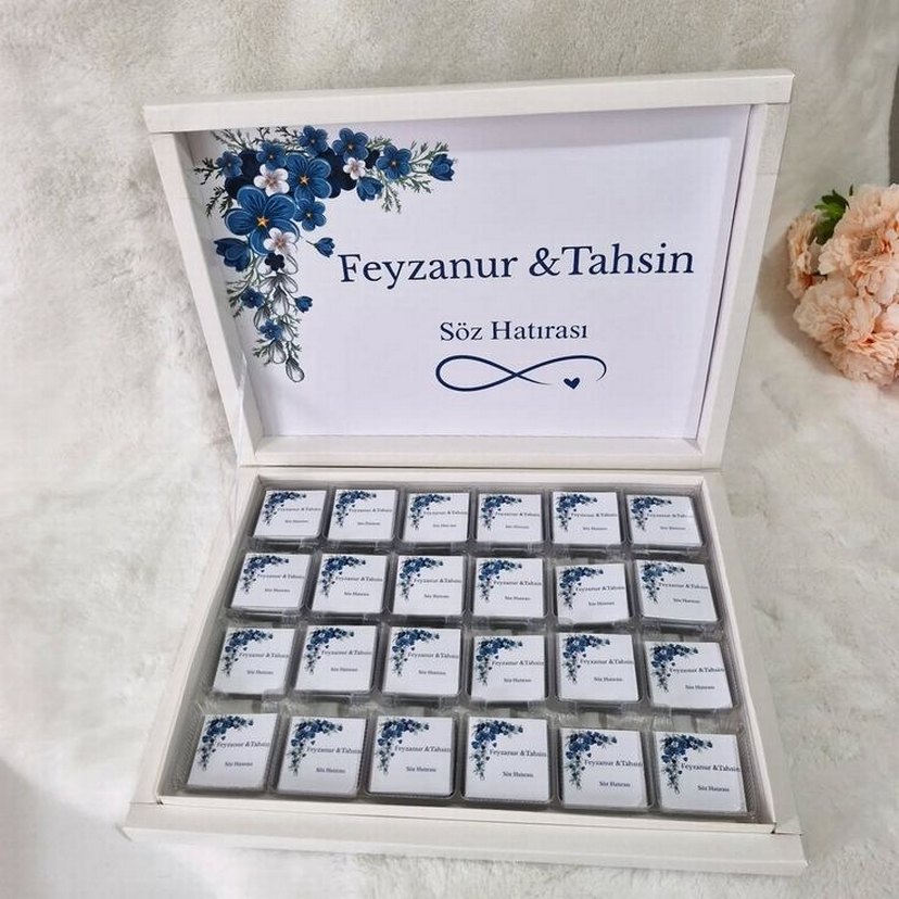 Kişiye özel madlen Çikolata Kutusu, hediye çikolata kutusu - Görsel 3