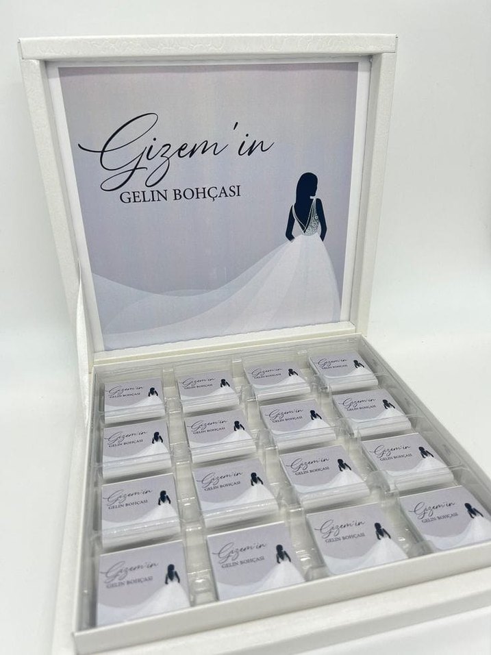 Kişiye özel madlen Çikolata Kutusu, hediye çikolata kutusu - Görsel 4