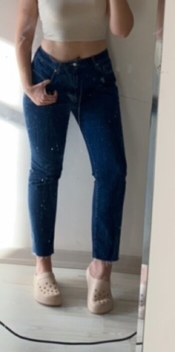 32 Beden Lacivert jean