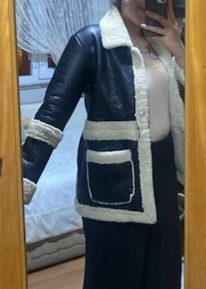 Uzun deri mont - Görsel 2