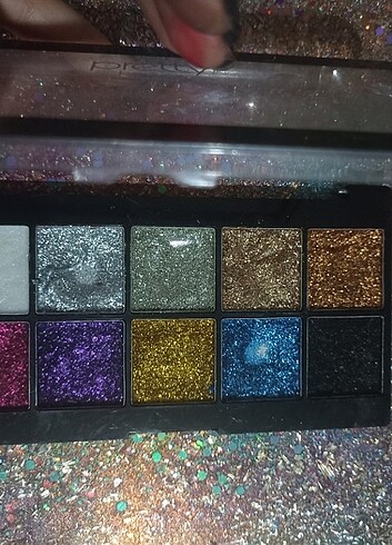  Beden Renk Pretty Glitter Paleti