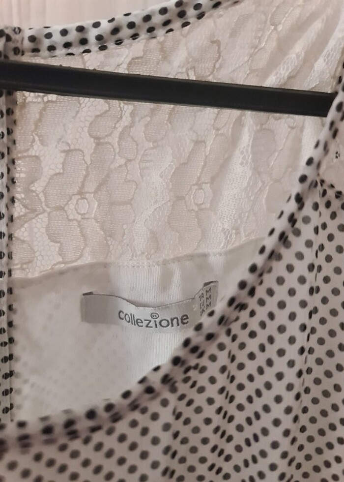 Sırtta dantel detaylı elbise - Görsel 2