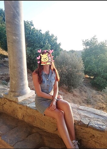 H&M kot elbise - Görsel 5