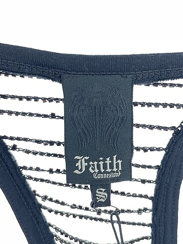 s Beden siyah Renk Faith Bluz %70 İndirimli.