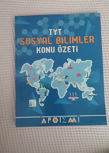 Apotemi TYT Sosyal Bilimler Konu Özeti Kitabı