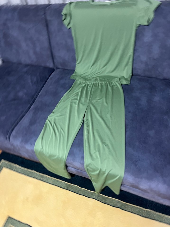 Yeşil  Pijama Takımı - Görsel 5