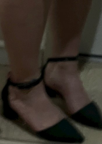 Yeşil Süet Stiletto Tokalı Kadın Topuklu - Görsel 10