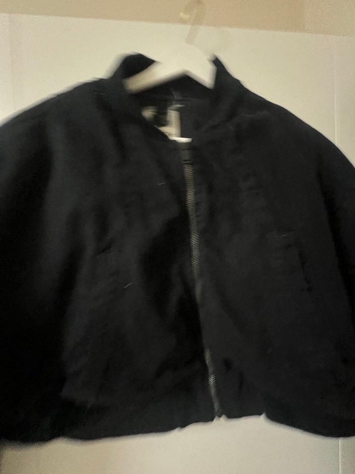 Kemerli Siyah Keten Kadın Ceket - Görsel 3