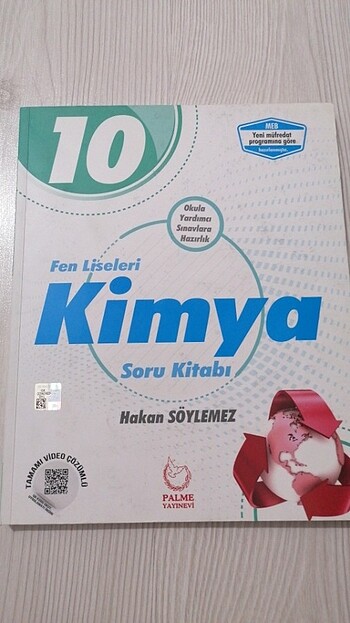 Palme Yayınları 10. Sınıf Fen Lisesi Kimya Soru Kitabı 