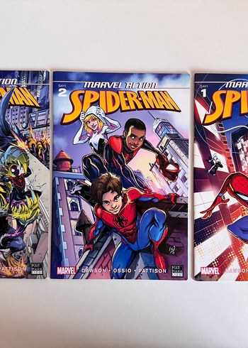 Beden Marvel Action Spider-Man Çizgi Roman Seti