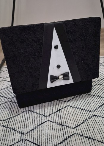 Siyah Düğmeli damat bohçası - Görsel 4