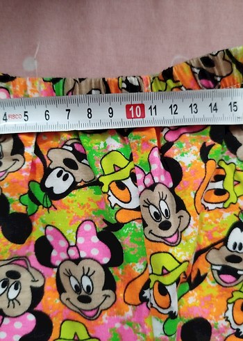 Renkli Baskılı Kız Çocuk Tayt - Görsel 3